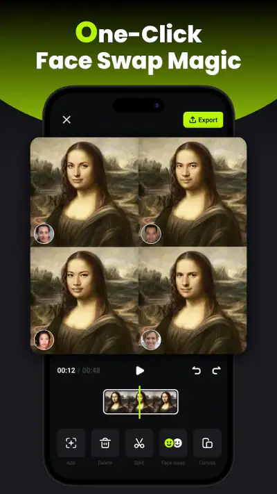 FaceSwapper: AI Swap Videos screenshot 1