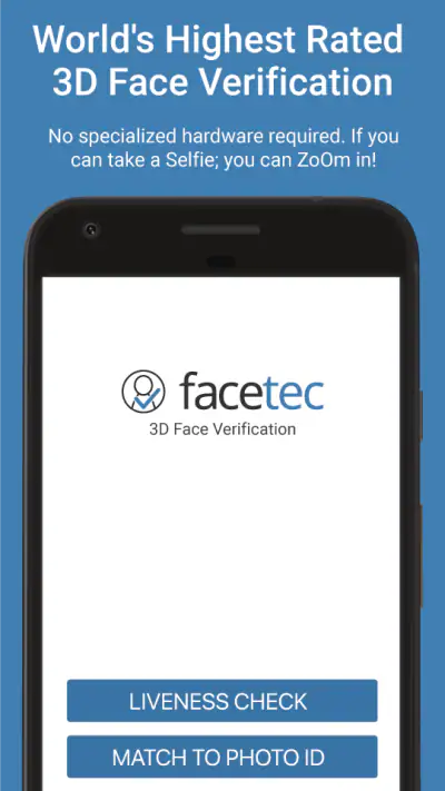 FaceTec Demo screenshot 1