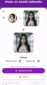 FaceTool: Face Swap & Generate screenshot