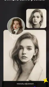 Film o zamianie twarzy AI Art screenshot