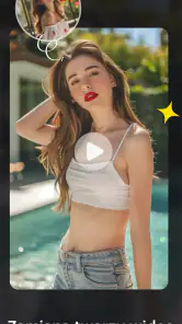 Film o zamianie twarzy AI Art screenshot
