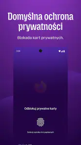 Firefox prywatna przeglądarka screenshot