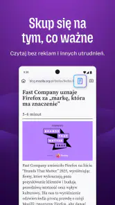 Firefox prywatna przeglądarka screenshot