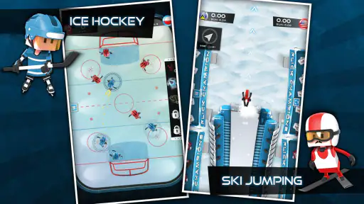 Flick Champions Winter Sports screenshot