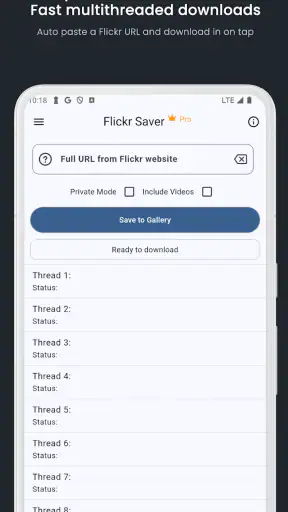 Flickr Saver screenshot 1