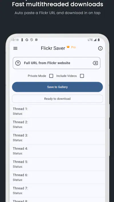 Flickr Saver screenshot 1