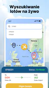 FlightRadar – śledzenie lotów screenshot
