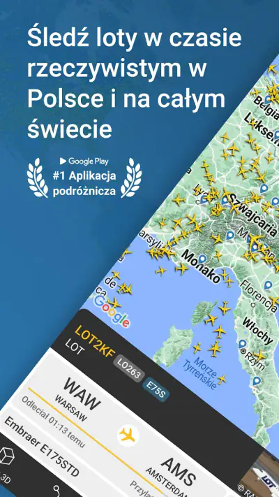 Flightradar24 | Radar lotów screenshot 1