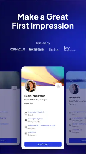 Fluer: Cyfrowa wizytówka screenshot 1