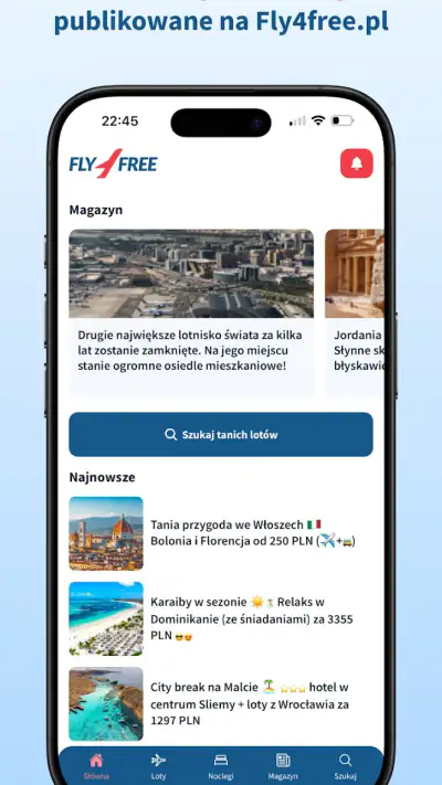 Fly4free.pl - tanie loty screenshot 1