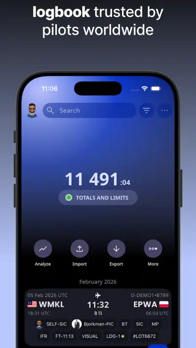 FLYLOG.io - dla pilotów screenshot 1