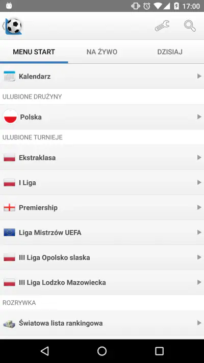 Football Mania Wyniki Na Żywo screenshot 1