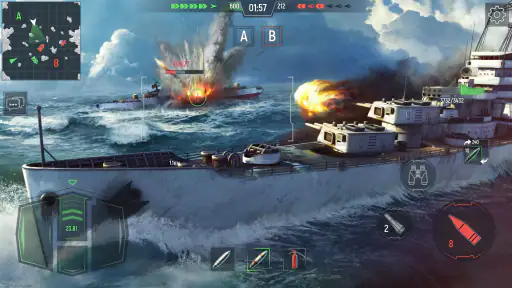 Force of Warships: Pancernik screenshot