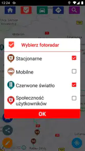 Fotoradary Nawigator screenshot