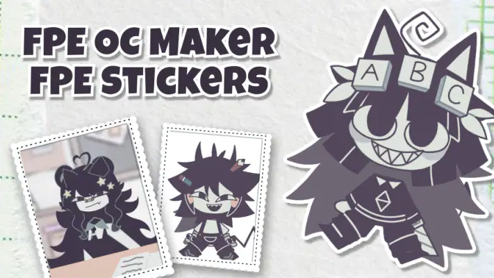 FPE OC Maker: FPE Stickers screenshot 1
