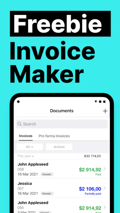 Freebie Invoice Estimate Maker screenshot 1