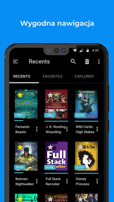 FullReader - czytnik książek screenshot 1