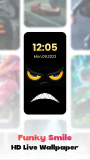 Funky Smiles Live Wallpaper screenshot 1