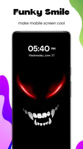 Funky Smiles Live Wallpaper screenshot