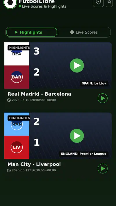 FutbolLibre screenshot 1