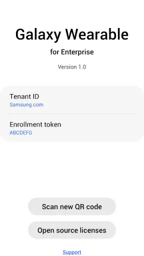 Galaxy Wearable for Enterprise screenshot 1
