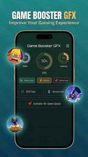 Game Booster GFX 4x Turbo screenshot 1