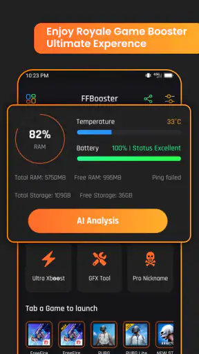 Game booster GFX Fire Fix screenshot 1