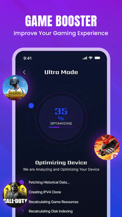 Game Booster: GFX & Lag Fix screenshot 1