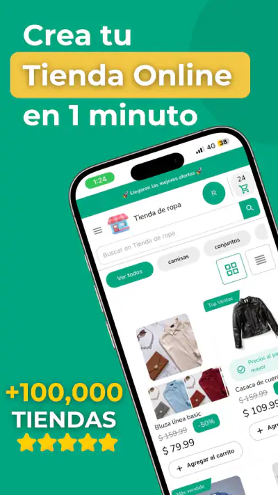 Ganvent Crea tu tienda online screenshot 1
