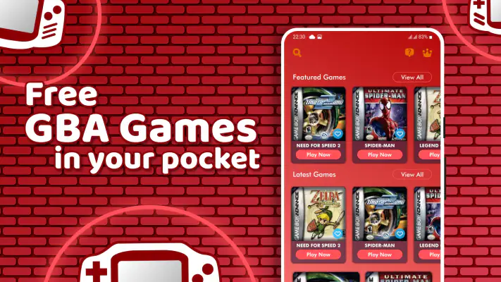 GBA Emulator - 90s Retro Games screenshot 1