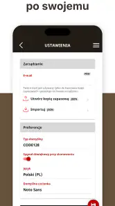 Generator QR i kodów screenshot
