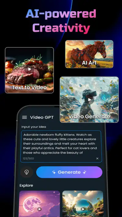 Generator wideo AI: 3D FlixAI screenshot 1