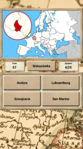 Geografia Europy - Quiz Gra screenshot