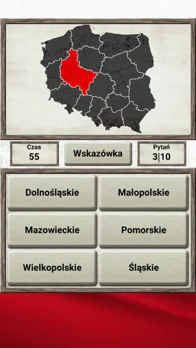 Geografia Polski - Quiz Gra screenshot 1