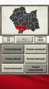 Geografia Polski - Quiz Gra screenshot
