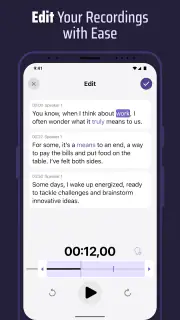 Głos i Transkrypt – QuickVox screenshot 5