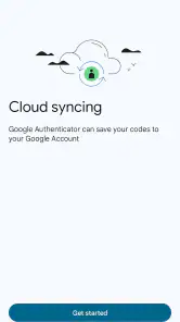 Google Authenticator screenshot