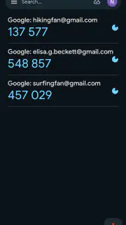 Google Authenticator screenshot 6