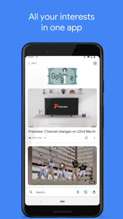 Google Go screenshot 1