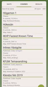 GPS Orienteering screenshot