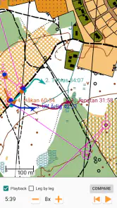 GPS Orienteering screenshot
