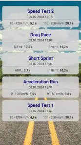 GPS Race Timer screenshot