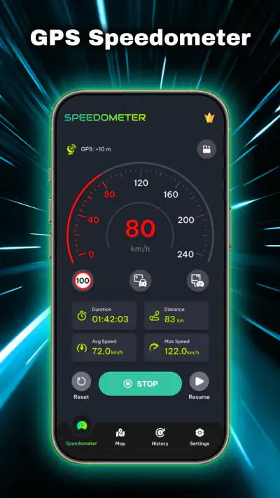 GPS Speedometer: Speed Meter screenshot 1