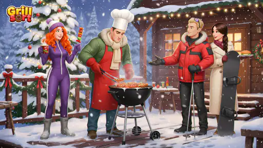 Grill Sort - Sortuj Jedzenie screenshot