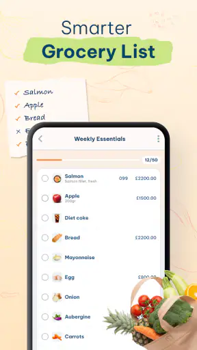 Grocery Shopping List Planner screenshot 1
