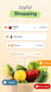 Grocery Shopping List Planner screenshot