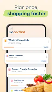 Grocery Shopping List Planner screenshot