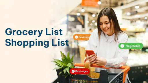 Grocery Shopping List Planner screenshot