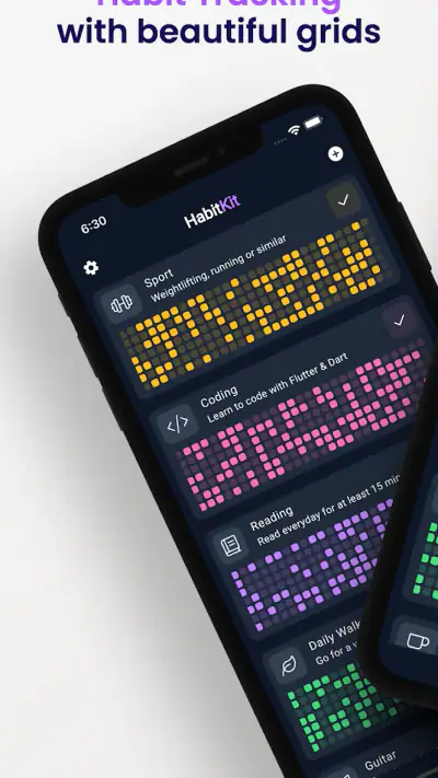 Habit Tracker - HabitKit screenshot 1