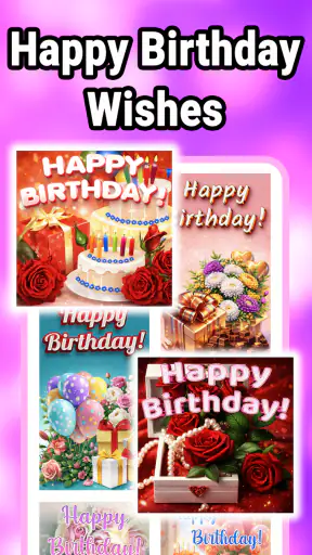 Happy Birthday Wishes screenshot 1